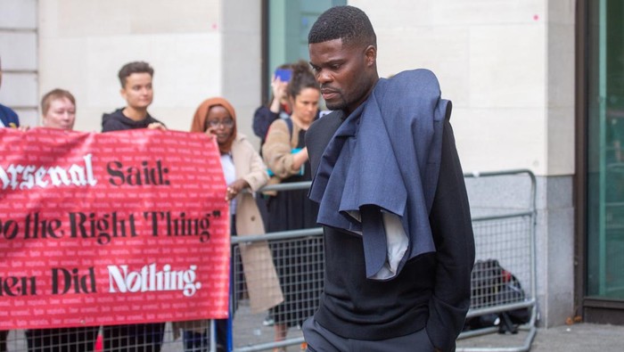 LONDON, UNITED KINGDOM - AUGUST 5: Former Arsenal footballer Thomas Partey leaves Londons Westminster Magistrates Court in London, United Kingdom on August 5, 2025. Partey is accused of five counts of rape and one count of sexual assault against three women. Offences alleged to have taken place between 2021 and 2022. (Photo by Ilyas Tayfun Salci/Anadolu via Getty Images)