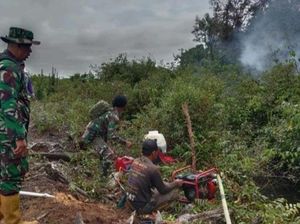 Patroli Udara Temukan Tanah Adat di Lahan Gambut Muara Enim Terbakar Patroli Udara Temukan Tanah Adat di Lahan Gambut Muara Enim Terbakar