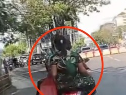 Turun Tangan Kodam Hasanuddin Usut Prajurit Boncengan Tanpa Helm Depan Polisi