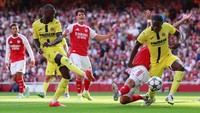 Nicolas Pepe adalah pemain Villarreal yang juga pernah membela Arsenal periode 2019-2023. Foto: Getty Images/Eddie Keogh