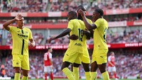 Nicolas Pepe membela Villarreal sejak musim panas tahun lalu, setelah sempat membela Trabzonspor yang diperkuatnya usai dilepas free transfer oleh Arsenal pada tahun 2023. Foto: Getty Images/Eddie Keogh