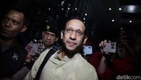 Ekspresi Nadiem Makarim Usai Diperiksa KPK