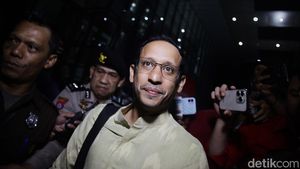 Ekspresi Nadiem Makarim Usai Diperiksa KPK