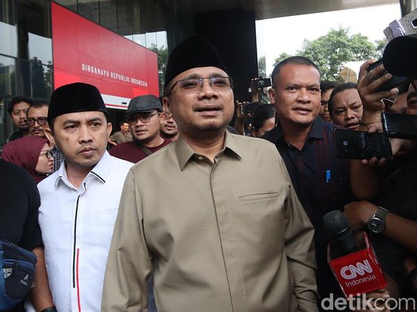 Ekspresi Yaqut Usai Diperiksa KPK Terkait Kuota Haji Khusus 2024