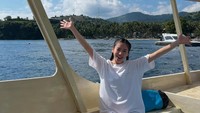 Potret Liburan Haruka Eks JKT48 di Lombok