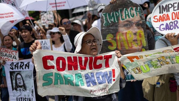 Kasus Pemakzulan Wapres Sara Duterte, Warga Filipina Turun ke Jalan