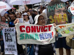 Kasus Pemakzulan Wapres Sara Duterte, Warga Filipina Turun ke Jalan