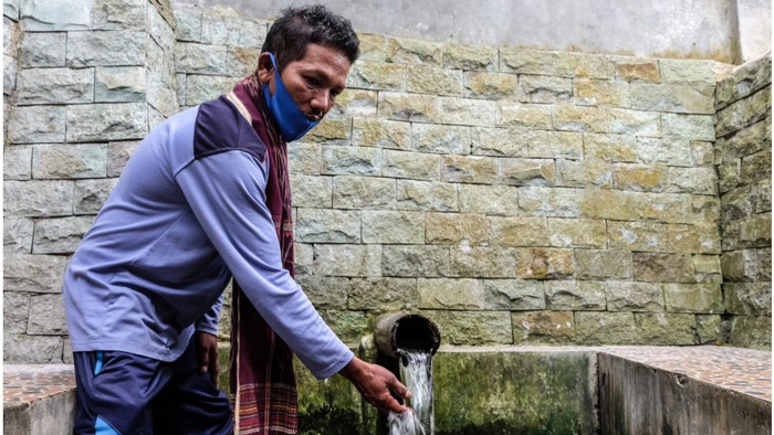 Pancuran Pangulu Raja di Aek Siputu Dai