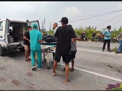 Pemotor Tewas Tabrak Truk Putar Balik di Jalur Poros Lamongan-Babat