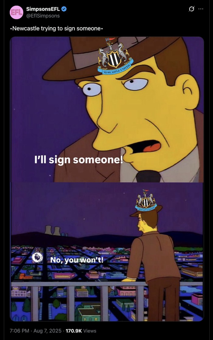 Meme MU Newcastle