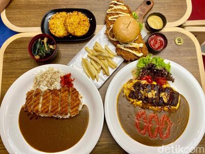 Jumbo! Nasi Kari Jepang hingga Monster Burger di Resto Naga