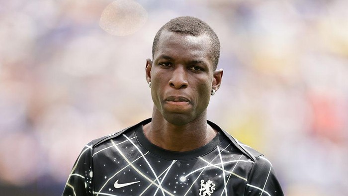 EAST RUTHERFORD, NJ - JULY 13:  Nicolas Jackson #15 of Chelsea F.C. on the field prior to the FIFA Club World Cup Final against Paris Saint-Germain on July, 13, 2025 at MetLife Stadium in East Rutherford, New Jersey.  (Photo by Rich Graessle/Icon Sportswire via Getty Images)