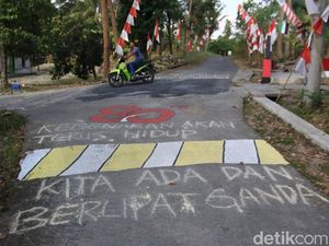 Mural One Piece di Gamping Dihapus, Diganti Kutipan Puisi Wiji Thukul Mural One Piece di Gamping Dihapus, Diganti Kutipan Puisi Wiji Thukul