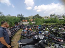 Ratusan Kendaraan Hasil Sitaan Tilang di Gresik Terancam Dilelang