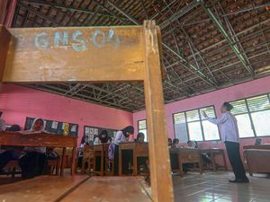 Sekolah Rusak, Keselamatan Siswa SDN Gunungsari 04 Terancam