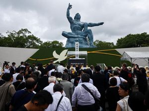 Air Mata dan Doa Iringi 80 Tahun Peringatan Bom Atom di Nagasaki Air Mata dan Doa Iringi 80 Tahun Peringatan Bom Atom di Nagasaki
