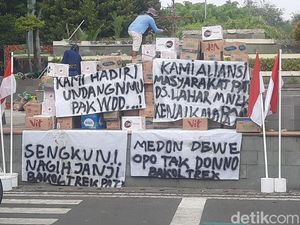Jelang Demo 13 Agustus, Donasi Semakin Menggunung di Depan Kantor Bupati Pati