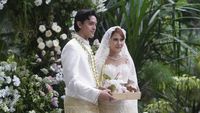 7 Pesona Nadin Amizah Jadi Pengantin Sunda, Cantik Dengan Riasan Soft Glam