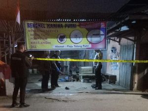 Pria yang Ditemukan Tewas di Bengkel Palembang Alami 14 Tusuk