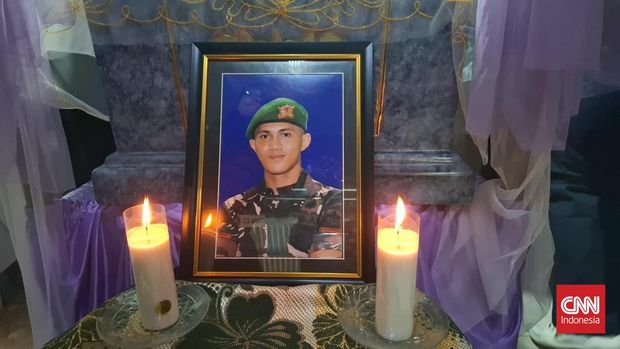 suasana di rumah duka jelang pemakaman Prada Lucky Chepril Saputra Namo