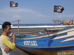 One Piece di Perahu Nelayan Congot Diganti Merah Putih Usai Didatangi TNI