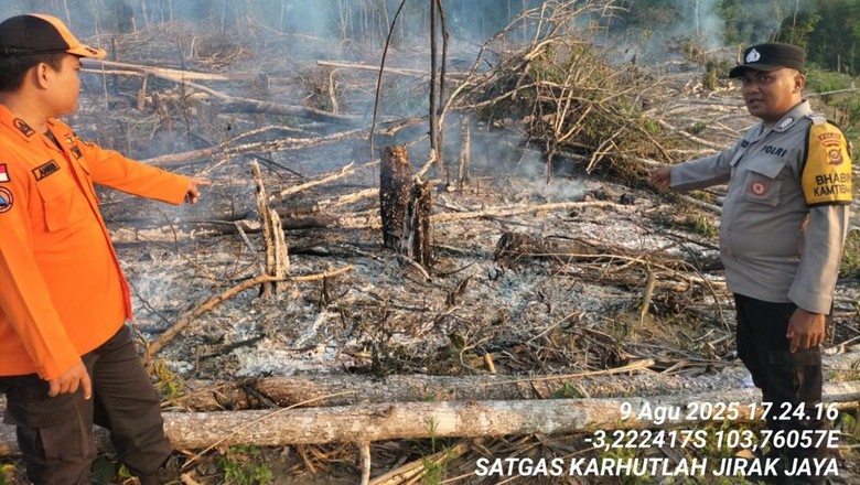 Satgas Karhutla Temukan Lahan 2,5 Hektare di Muba Terbakar