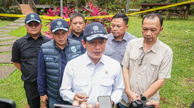 Kementerian Lingkungan Hidup menyegel 4 hotel di Puncak, Bogor lantaran diduga melanggar aturan dan mencemari lingkungan. (dok.istimewa)