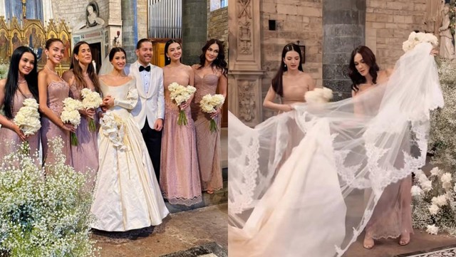 Berita Seputar Selebriti Insertlive Terkini : Millane Fernandez Menikah, Luna Maya & Raline Shah Kompak Jadi Bridesmaid