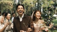 8 Foto Resepsi Pernikahan Nadin Amizah, Digelar Outdoor Bak di Negeri Dongeng