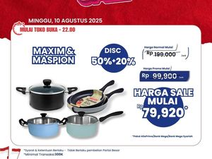 Merapat Bun! Peralatan Masak Diskon Gede-gedean di Transmart Full Day Sale Merapat Bun! Peralatan Masak Diskon Gede-gedean di Transmart Full Day Sale