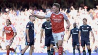 4. Arsenal (Inggris) - tercatat mengeluarkan 224 juta euro untuk belanja pemain, termasuk membeli Viktor Gyokeresdari Sporting CP. Foto: Arsenal FC via Getty Images/Stuart MacFarlane