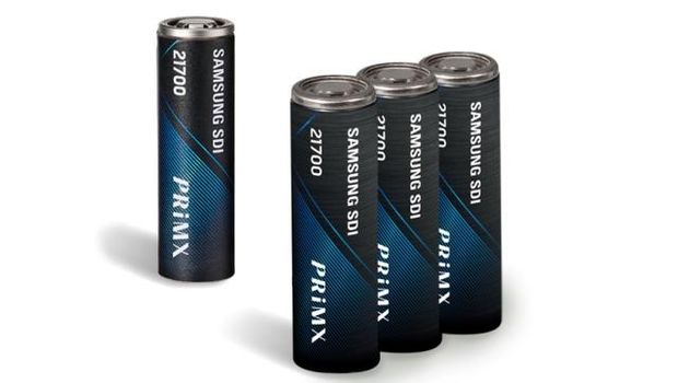 Baterai silinder 21700 Samsung yang digunakan untuk mobil listrik Lucid Air Grand Touring.