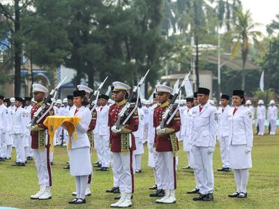 76 calon Paskibraka Nasional Jalani Latihan Gabungan