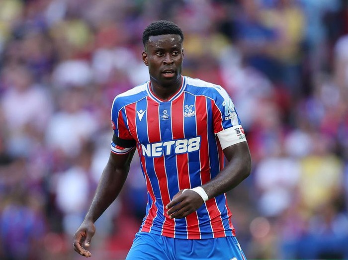 LONDON, ENGLAND - AUGUST 10: Marc Guehi of Crystal Palace looks on during the 2025 FA Community Shield match between Crystal Palace and Liverpool at Wembley Stadium on August 10, 2025 in London, England. (Photo by Michael Regan - The FA/The FA via Getty Images)