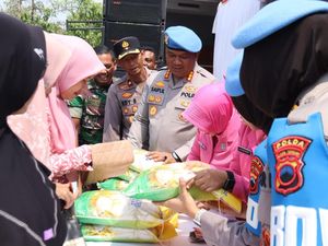 Jaga Stabilitas Harga Pangan, Bidpropam Polda Jateng Gelar GPM di Jepara
