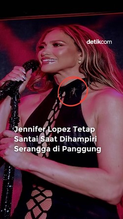Video: Jennifer Lopez Tetap Santai Saat Dihampiri Serangga di Panggung