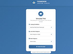 Ini Link dan Cara Simulasi TKA Online dari Kemendikdasmen, Gratis! Ini Link dan Cara Simulasi TKA Online dari Kemendikdasmen, Gratis!