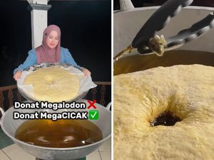 Kena Sial! Adonan Donat Jumbo yang Digoreng Tasyi Athasyia Kejatuhan Cicak Kena Sial! Adonan Donat Jumbo yang Digoreng Tasyi Athasyia Kejatuhan Cicak