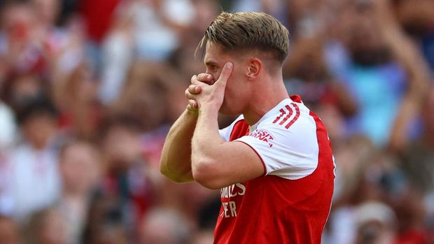 Soccer Football - Friendly - Arsenal v Athletic Bilbao - Emirates Stadium, London, Britain - August 9, 2025 Arsenal's Viktor Gyokeres celebrates scoring their first goal Action Images via Reuters/Matthew Childs