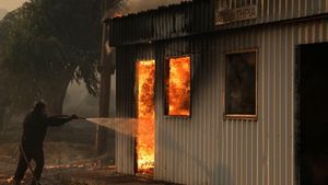 Api Kebakaran Hutan di Yunani Menjalar ke Permukiman Warga