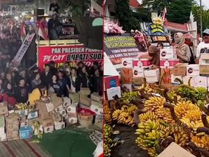 Video: Jelang Demo Akbar, Donasi Menumpuk di Depan Kantor Bupati Pati