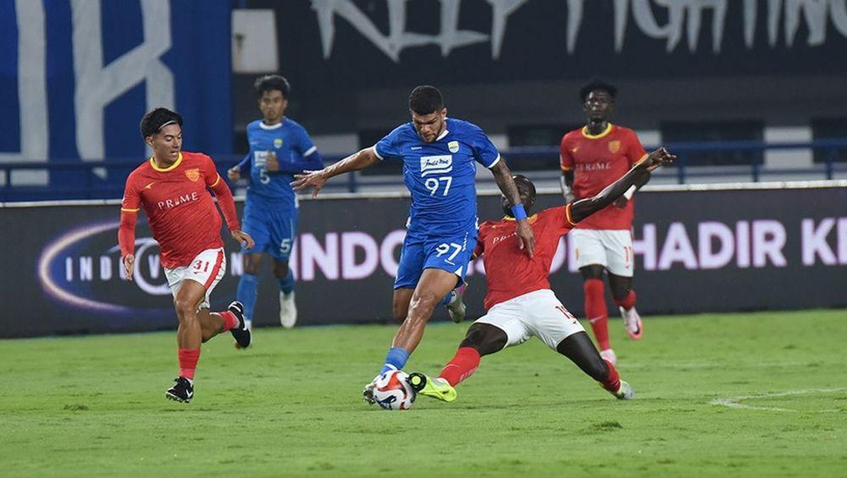 Laga Persib vs Manila Digger. Foto: Dok. Persib Bandung