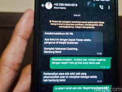 Awas! Penipu Catut Nama Sekda Bandung Barat di Whatsapp