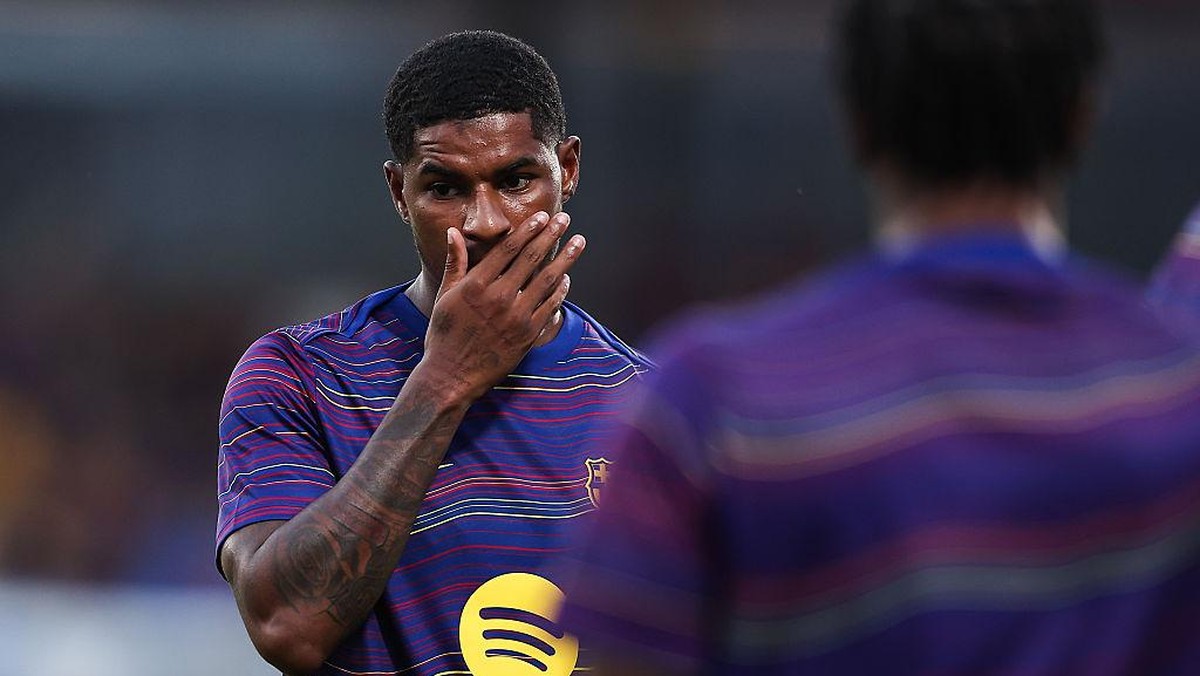 Marcus Rashford dipinjamkan Manchester United ke Barcelona (Foto: Getty Images/Eric Alonso)