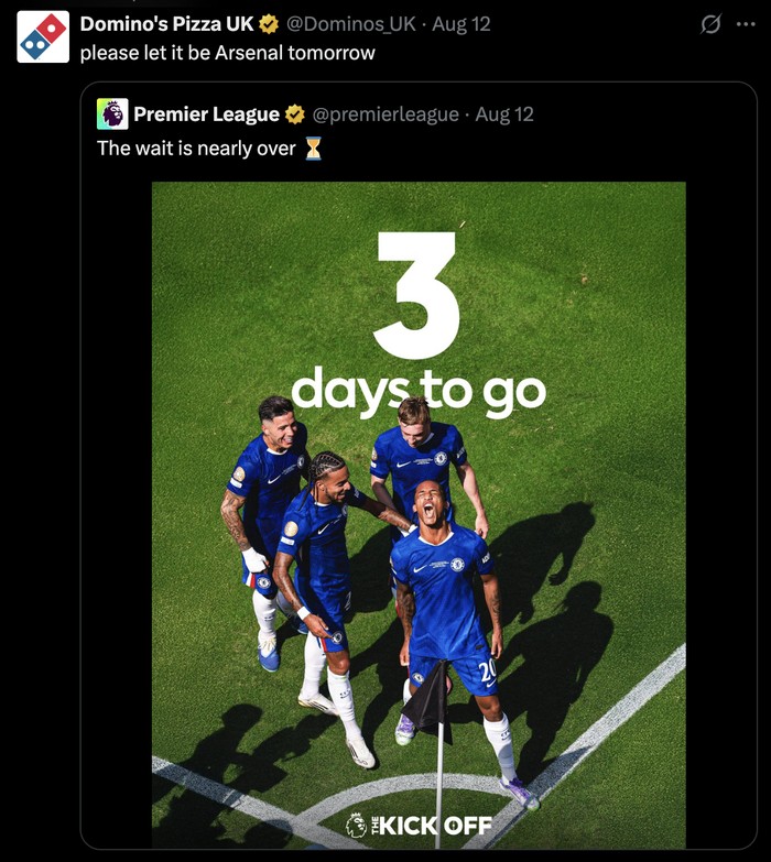 Meme Arsenal dan angka 2 jelang bergulirnya Liga Inggris 2025/2026.