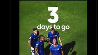 Akun X Premier League menghitung hari musim baru Liga Inggris dengan mengunggah foto tim dan angka hari sebelum kick-off. Fans berharap akun Premier League mengunggah gambar Arsenal dua hari jelang kompetisi dimulai. (Foto: Twitter)