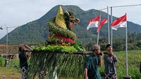 Meriah, Warga Gelar Saparan dan Doa Kemerdekaan di Lereng Andhong