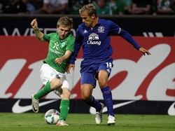 Phil Neville - Pakai nomor 18 Everton periode 2005 - 2013. Foto: Bongarts/Getty Images/Martin Rose
