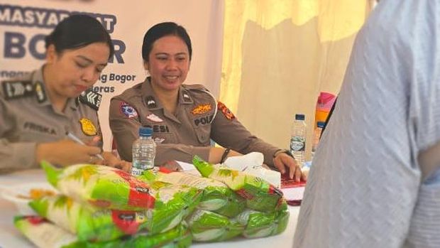 Polres Bogor gelar Gerakan Pangan Murah sambut HUT RI (dok.Polres Bogor)