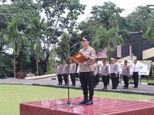 Kasat Reserse Narkoba dan 3 Kapolsek Polres Kuansing Riau Berganti